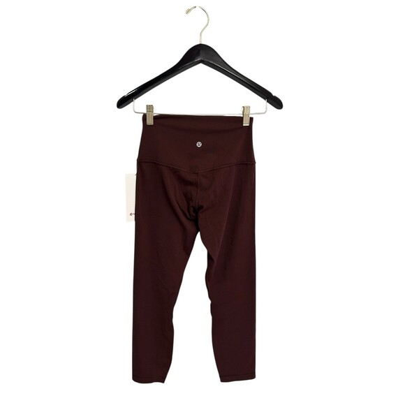 Lululemon Align High Rise Crop 23” Leggings Lava Cake New with tags size 6 - Picture 5 of 8